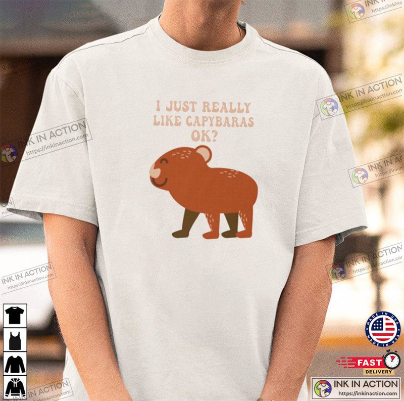 Capybara T-Shirt for Capybara Lovers in the UK