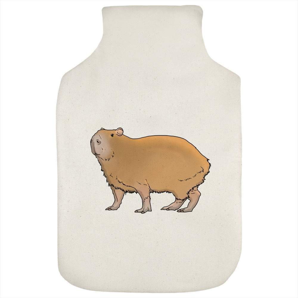 Cute and Cuddly Capybara Hot Water Bottle